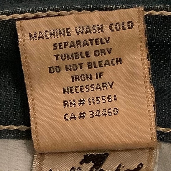 7 for All Mankind Roxanne Blue Bootcut Jeans - Picture 7 of 8